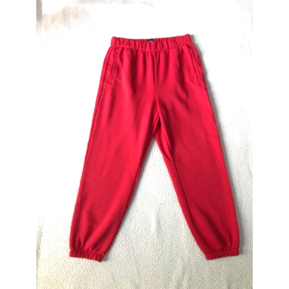 GAP High Rise Boyfriend Joggers Sweatpants in Modern Red - M
